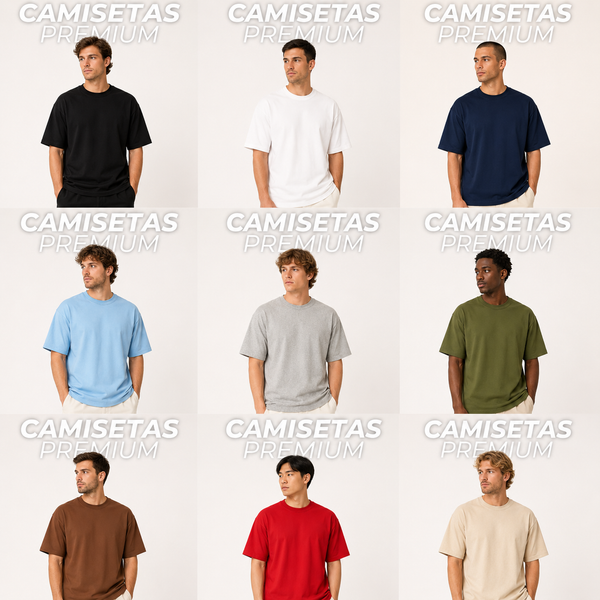Camiseta Algodón Premium Gramaje Real