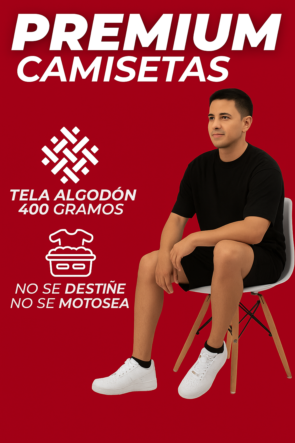 Camiseta Algodón Premium Gramaje Real