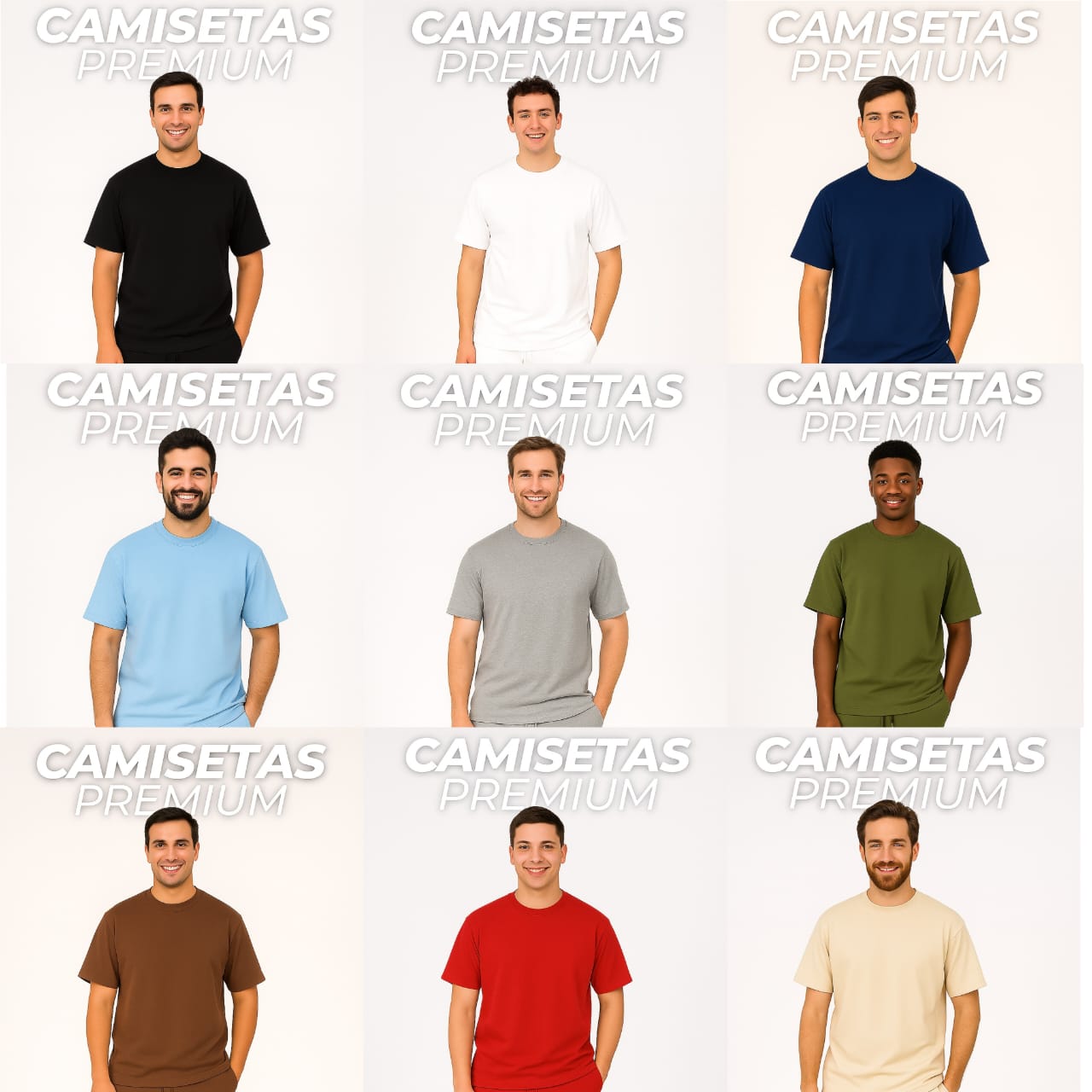 Camiseta Algodón Premium Gramaje Real